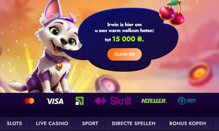 Irwin Casino bonus